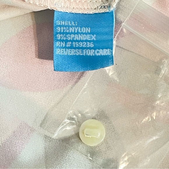 J. McLAUGHLIN Catalina Fabric Dress Geometric Print Peach Pink Tan Size Small - Picture 5 of 8